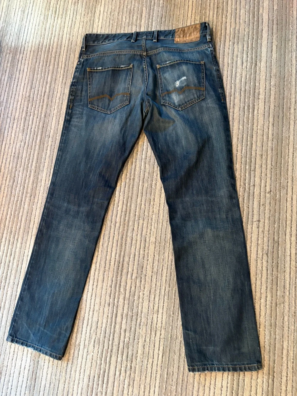 Men's Blue Hugo Boss Jeans - Classic Straight Fit